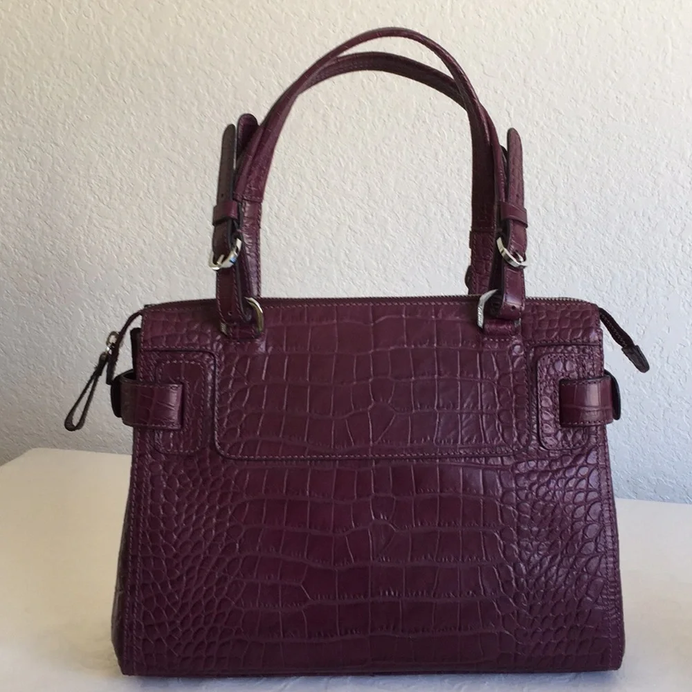 Kesslord croc embossed leather tote